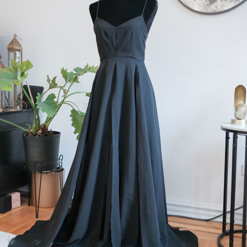 Religion Olsen Maxi Long Gown Chiffon Dress